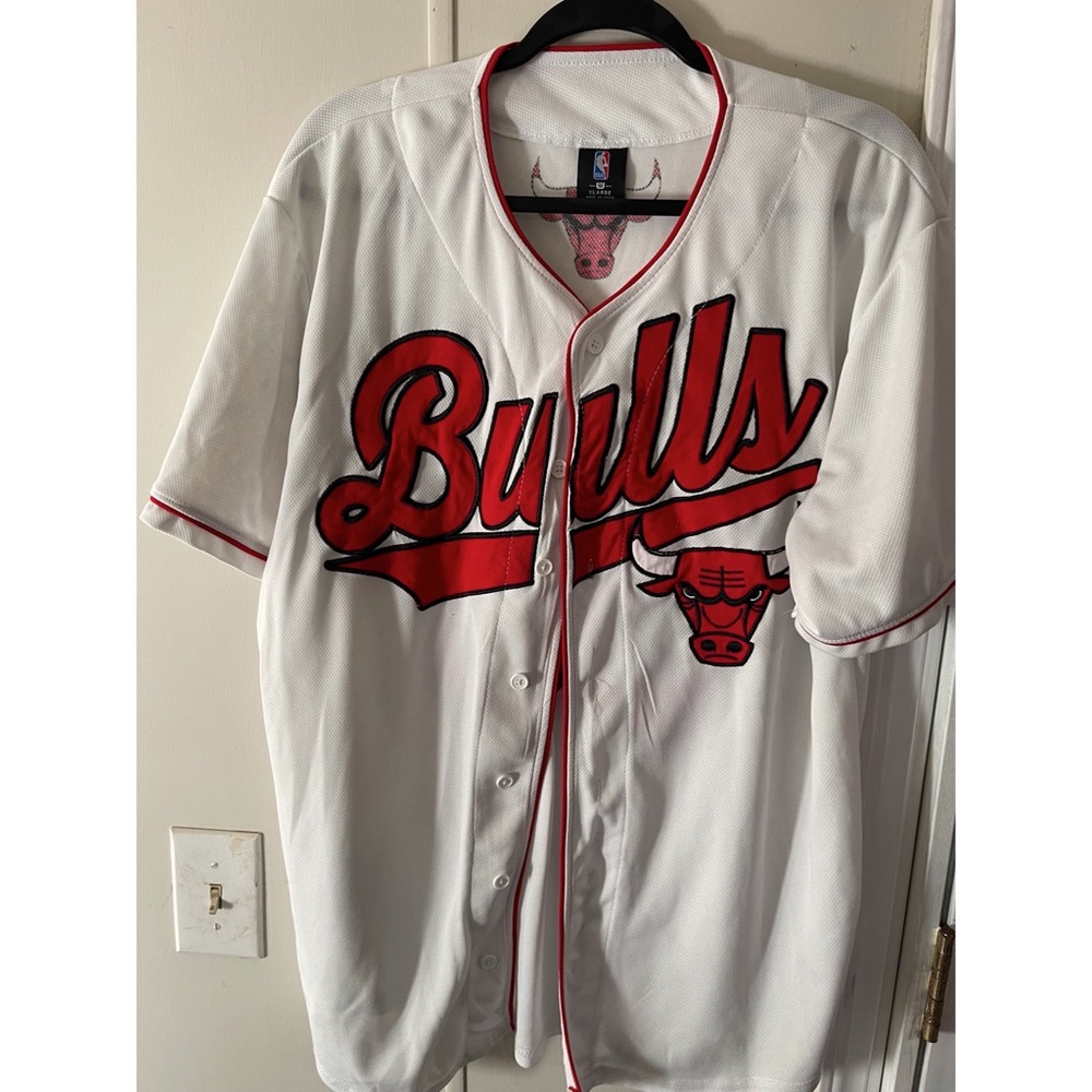 NBA Bulls Baseball Style Jersey